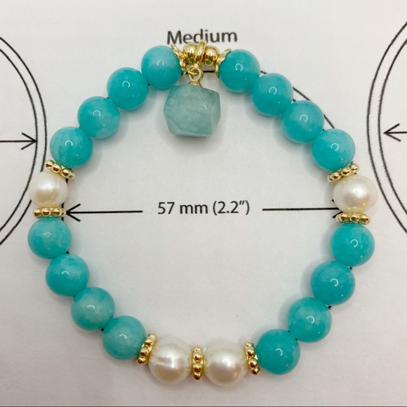 Nature Tianhe Stone & Pearl bracelet - Picture 7 of 7